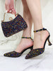 Design Style Shoes with Matching Bag Set Mssza