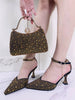 Design Style Shoes with Matching Bag Set Mssza