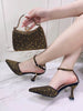 Design Style Shoes with Matching Bag Set Mssza