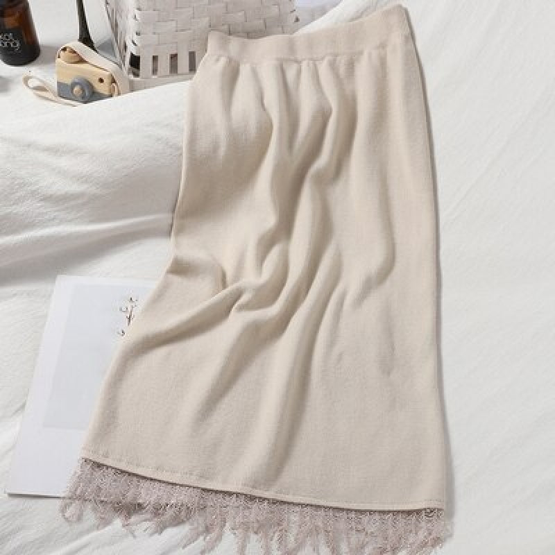 Design Pencil Slim Elastic Body con Sweater Skirt Mssza