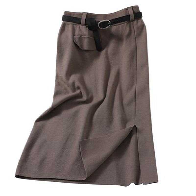 Design Solid Slim Pencil High Waist Body con Street wear Skirt Mssza