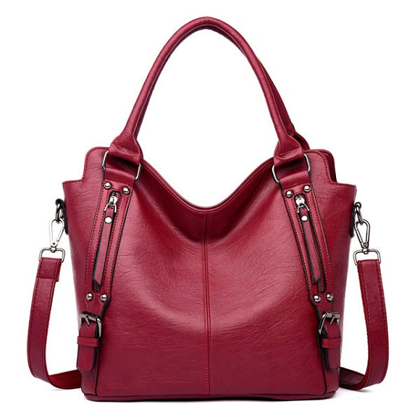 Designer High Quality Leather Casual Shoulder Bag Mssza