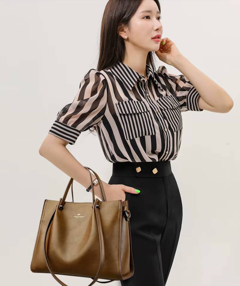 Designer High-capacity Silt Pocket Soft Leather Luxury Crossbody Hand Bags Mssza
