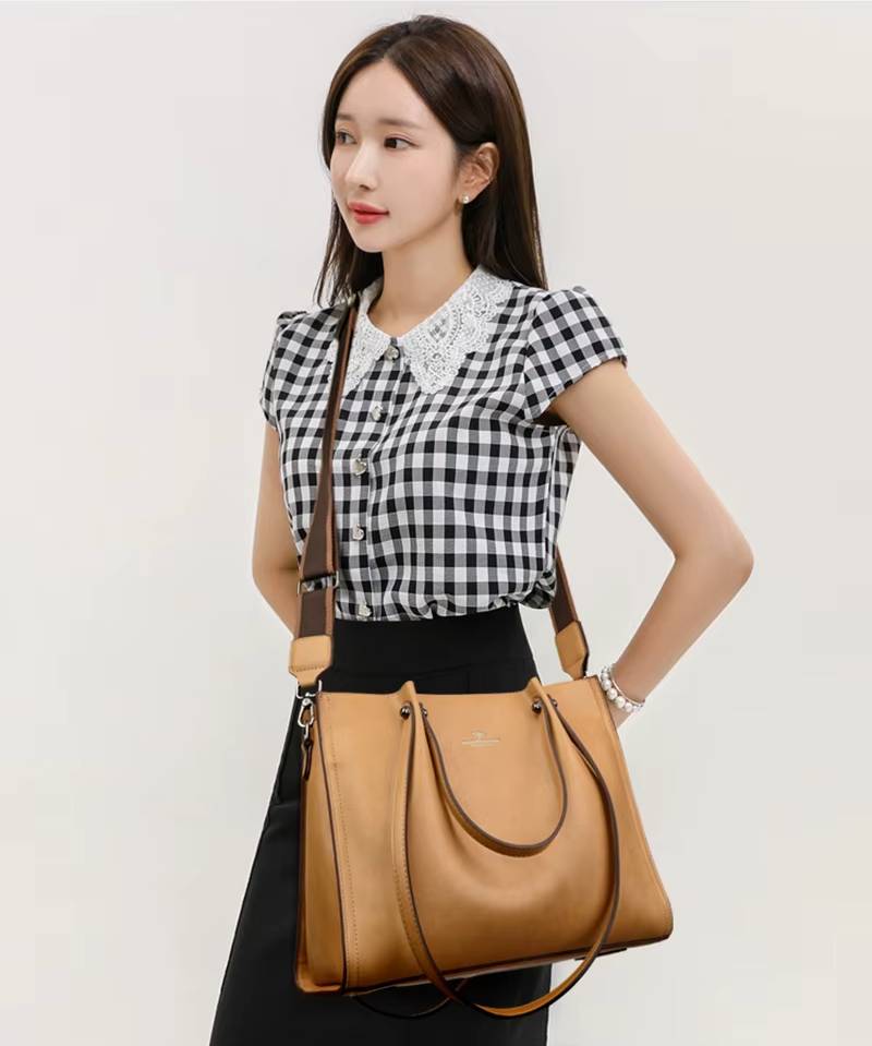 Designer High-capacity Silt Pocket Soft Leather Luxury Crossbody Hand Bags Mssza