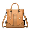 Designer Leather Patchwork Large Capacity Tote Shoulder Handbag Mssza