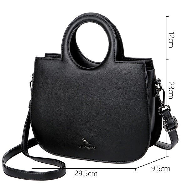 Designer Luxury Casual Solid Color Large Capacity Shoulder Bag Mssza