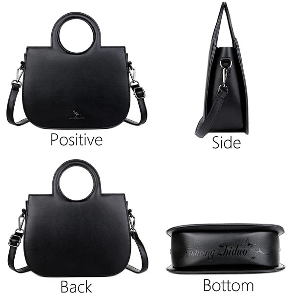Designer Luxury Casual Solid Color Large Capacity Shoulder Bag Mssza