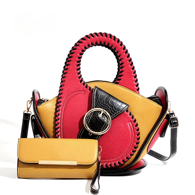 Designer Luxury High-end Leather Large Capacity Multi-layer Handbag Mssza