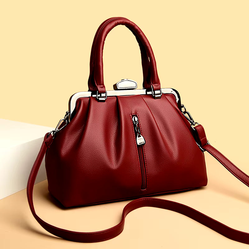 Designer Real Leather Handbag Leisure Casual Tote Crossbody Bags Mssza