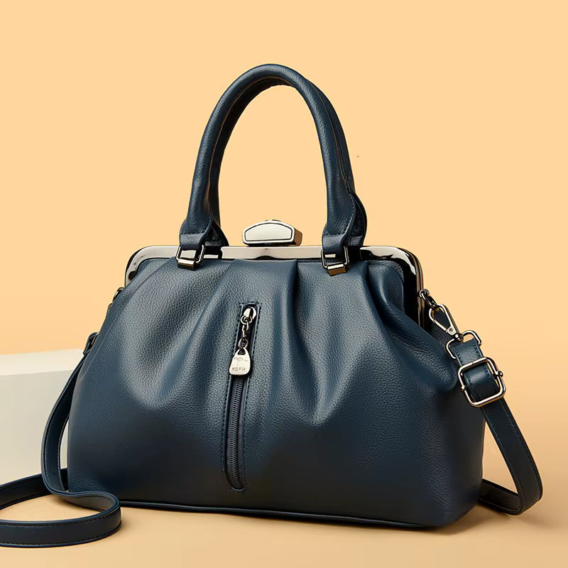 Designer Real Leather Handbag Leisure Casual Tote Crossbody Bags Mssza
