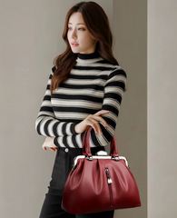 Designer Real Leather Handbag Leisure Casual Tote Crossbody Bags Mssza