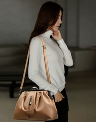 Designer Real Leather Handbag Leisure Casual Tote Crossbody Bags Mssza