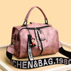 Designer Rivet Multifunction High Quality Leather Shoulder Messenger Tote Bags Mssza