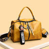 Designer Rivet Multifunction High Quality Leather Shoulder Messenger Tote Bags Mssza