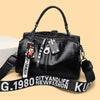 Designer Rivet Multifunction High Quality Leather Shoulder Messenger Tote Bags Mssza