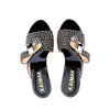 Diamond Bow Wallet High-Heeled Slippers Crystal Shoe Bag set Mssza