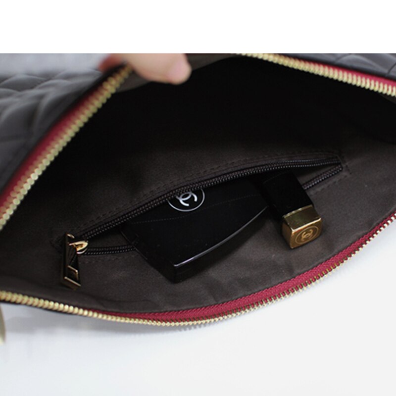 Diamond Lattice Women Day Clutch Bag PU Leather Clutches Ladies Hand Bags  30*20CM Mssza