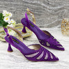 Diamond Studded Pointed Toe Party High Heels Gorgeous Shoes and Bag Mssza
