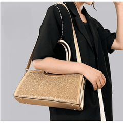 Diamond Top-Handle Bags Large Capacity Crystal Shoulder Crossbody Handbags Full Of Diamond Glitter Brand Luxury Woman Bag 335X110X180mm Mssza