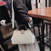 Diamonds Genuine Leather Pearl Clip Crossbody Shoulder Party Evening Bags Mssza
