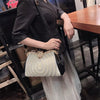 Diamonds Genuine Leather Pearl Clip Crossbody Shoulder Party Evening Bags Mssza