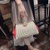 Diamonds Genuine Leather Pearl Clip Crossbody Shoulder Party Evening Bags Mssza