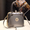 Diamonds Genuine Leather Small Crystal Cosmetic Evening Bag Mssza