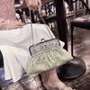 Luxury Elegant Diamonds Tassel Leather Chain Single Shoulder Banquet Evening Bags Mssza