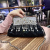 Luxury Elegant Diamonds Tassel Leather Chain Single Shoulder Banquet Evening Bags Mssza