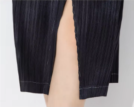 Drape Elastic Waist Open Pleated Printed Elegant And Vintage Half Skirts Mssza