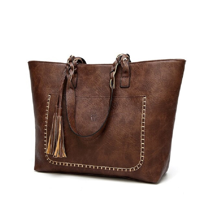 Drop Shipping Vintage PU Tassel Drop Shipping Vintage PU Tassel Handbag Mssza