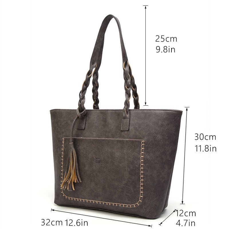 Drop Shipping Vintage PU Tassel Drop Shipping Vintage PU Tassel Handbag Mssza