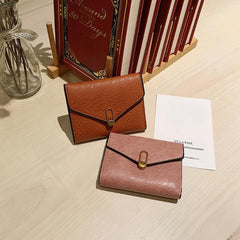 Durable PU Leather Casual Short Wallets Mssza