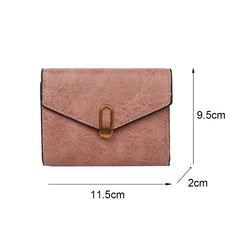 Durable PU Leather Casual Short Wallets Mssza