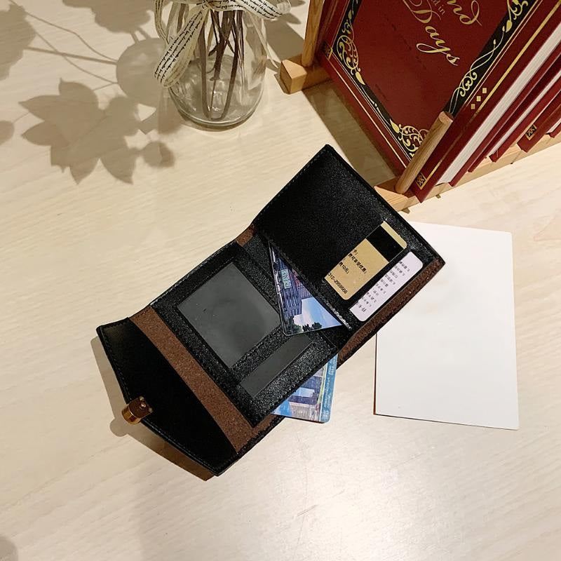 Durable PU Leather Casual Short Wallets Mssza