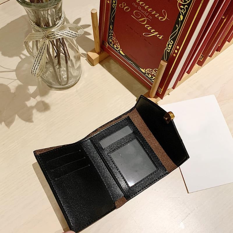 Durable PU Leather Casual Short Wallets Mssza