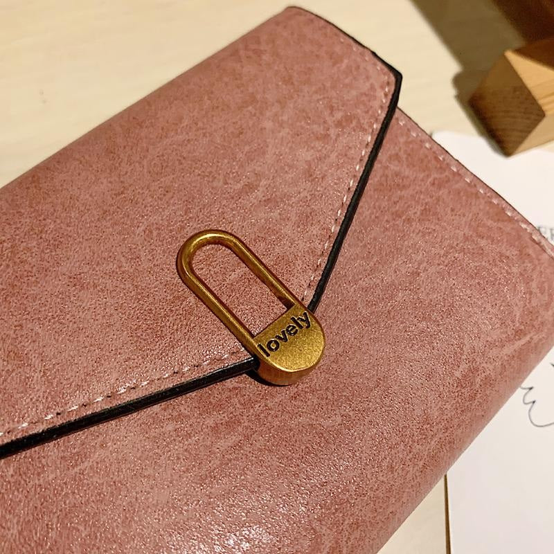 Durable PU Leather Casual Short Wallets Mssza