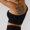 Elasticity Single Strap Chest Pad Shockproof Running Sports Bra Mssza