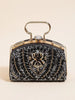 Elegant Beads Decor Classic Glitter Luxury Party Mini Satchel Dinner Bag Mssza