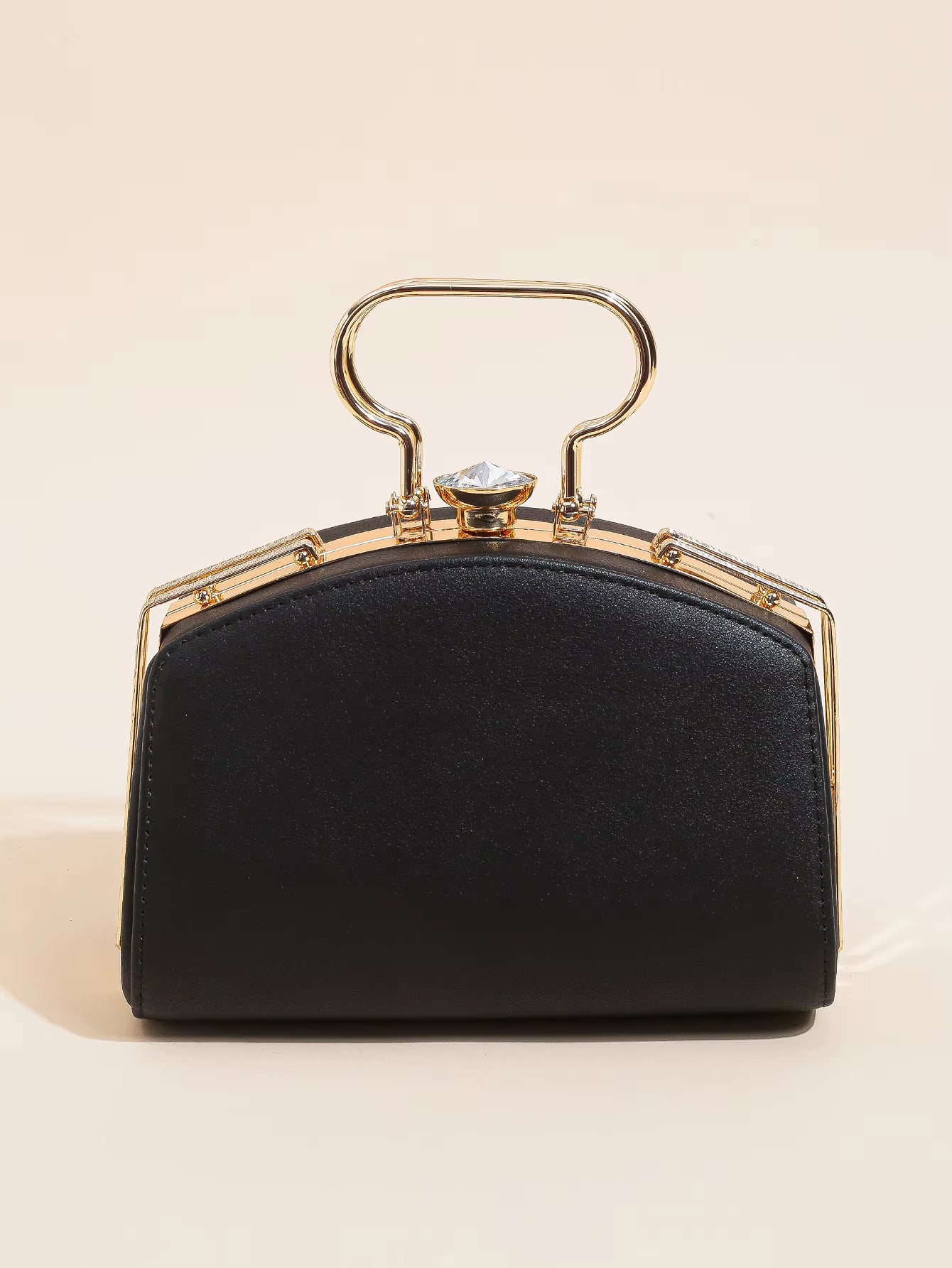 Elegant Beads Decor Classic Glitter Luxury Party Mini Satchel Dinner Bag Mssza