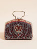 Elegant Beads Decor Classic Glitter Luxury Party Mini Satchel Dinner Bag Mssza