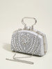 Elegant Beads Decor Classic Glitter Luxury Party Mini Satchel Dinner Bag Mssza