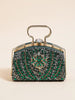 Elegant Beads Decor Classic Glitter Luxury Party Mini Satchel Dinner Bag Mssza