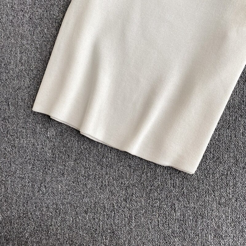Elegant Bodycon Pencil Slim Tops High Waist Skirt Mssza
