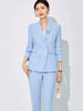Elegant Business Work Blazer And Ankle-Length Pant 2 Piece Suit Mssza
