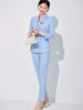 Elegant Business Work Blazer And Ankle-Length Pant 2 Piece Suit Mssza