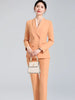Elegant Business Work Blazer And Ankle-Length Pant 2 Piece Suit Mssza