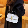 Elegant Casual Lock Buckle Small Square Shoulder Crossbody Bag Mssza