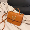 Elegant Casual Lock Buckle Small Square Shoulder Crossbody Bag Mssza
