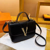 Elegant Casual Lock Buckle Small Square Shoulder Crossbody Bag Mssza